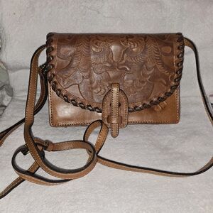 Patricia NASH  Leather Crossbody Bag